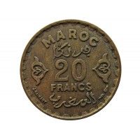 Марокко 20 франков 1952 (1371) г.