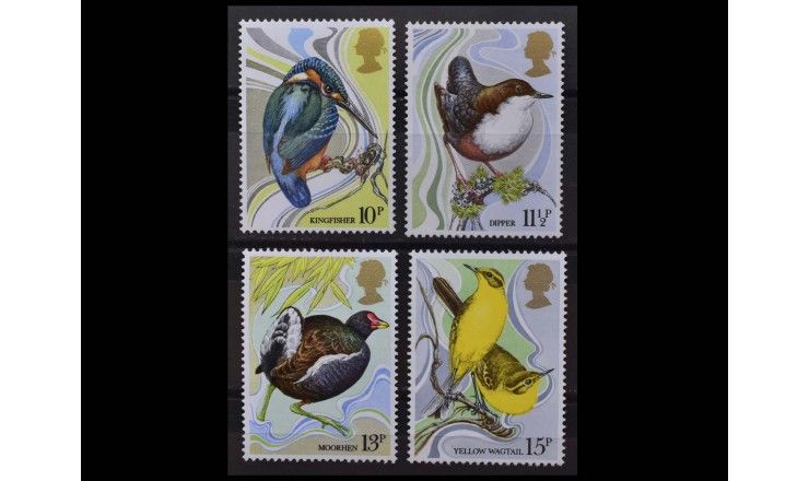 Великобритания 1980 г. "100 лет закону о защите диких птиц"