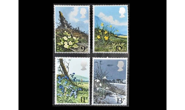 Великобритания 1979 г. "Весенние цветы"