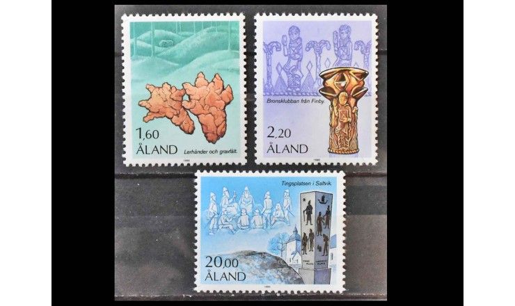 Аландские острова 1986 г. "История аландских островов"