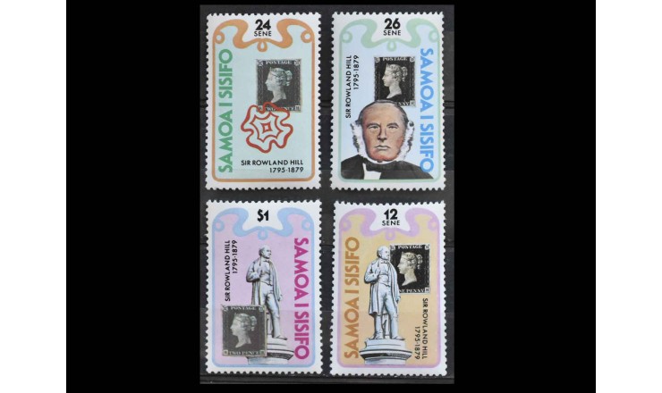 Самоа и Сисифо 1979 г. "100-я годовщина со дня смерти Роуленда Хилла"
