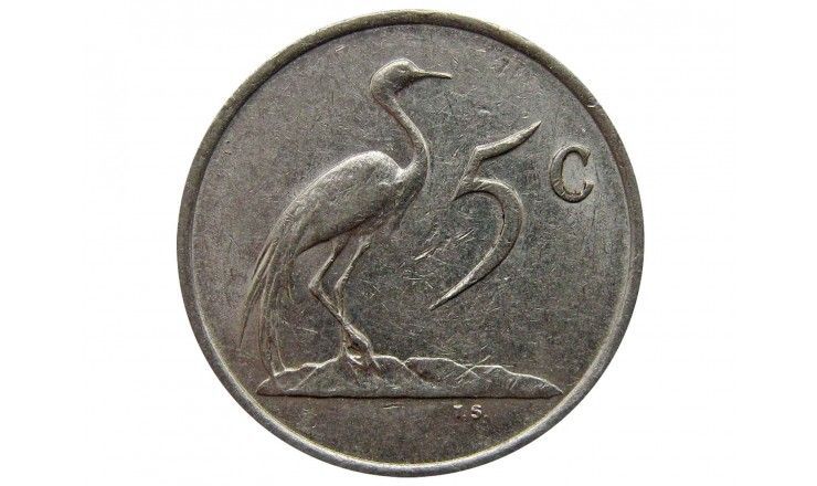 Южная Африка 5 центов 1986 г.