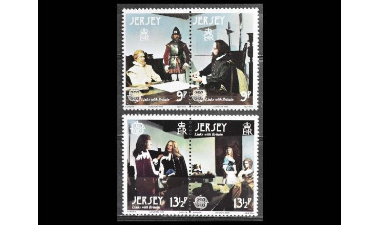 Джерси 1980 г. "Европа: Известные личности"