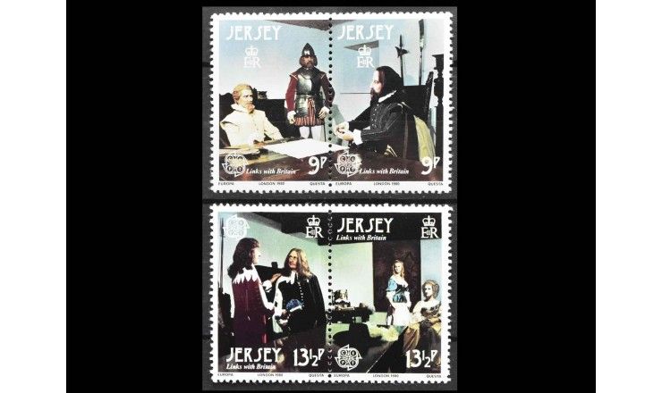 Джерси 1980 г. "Европа: Известные личности"