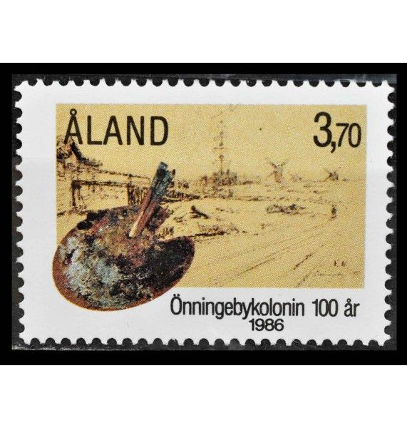 Аландские острова 1986 г. "100-летие колонии Эннингебю"