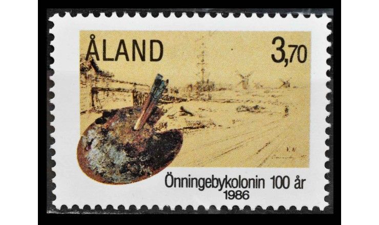 Аландские острова 1986 г. "100-летие колонии Эннингебю"