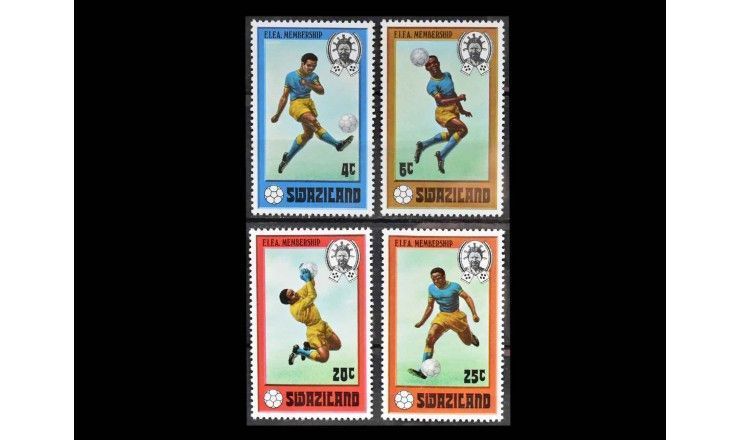 Свазиленд 1976 г. "Вступление Свазиленда в FIFA"