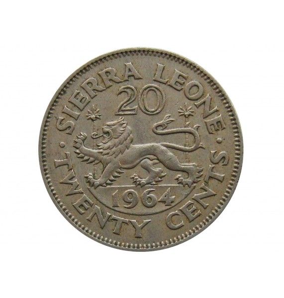 Сьерра-Леоне 20 центов 1964 г.