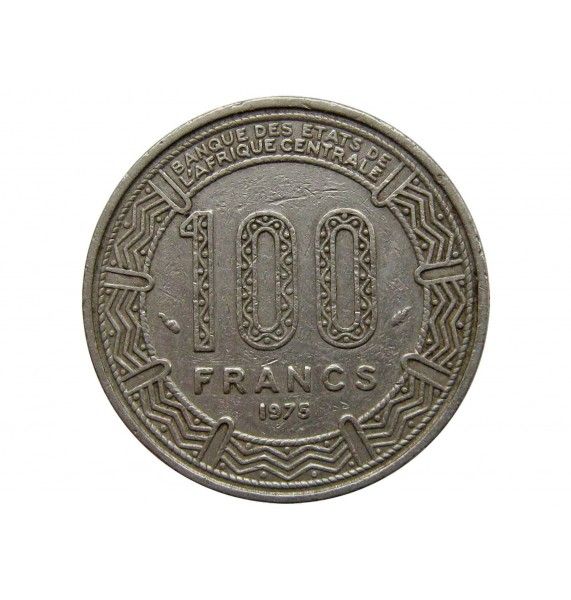 Габон 100 франков 1975 г.