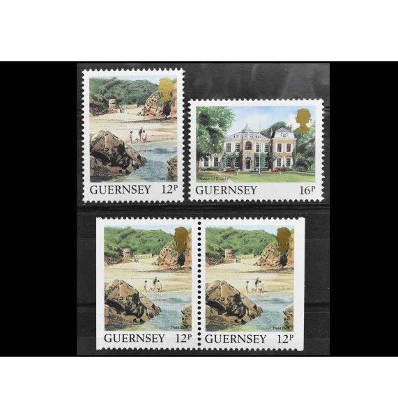 Гернси 1988 г. "Виды Гернси"