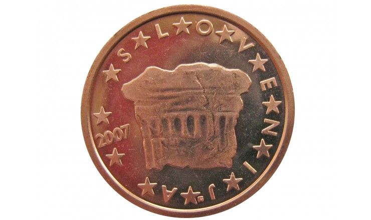 Словения 2 евро цента 2007 г.