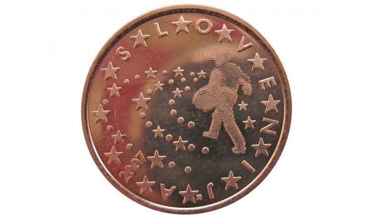 Словения 5 евро центов 2007 г.