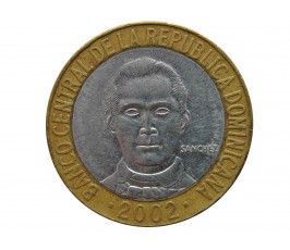 Доминиканская республика 5 песо 2002 г.