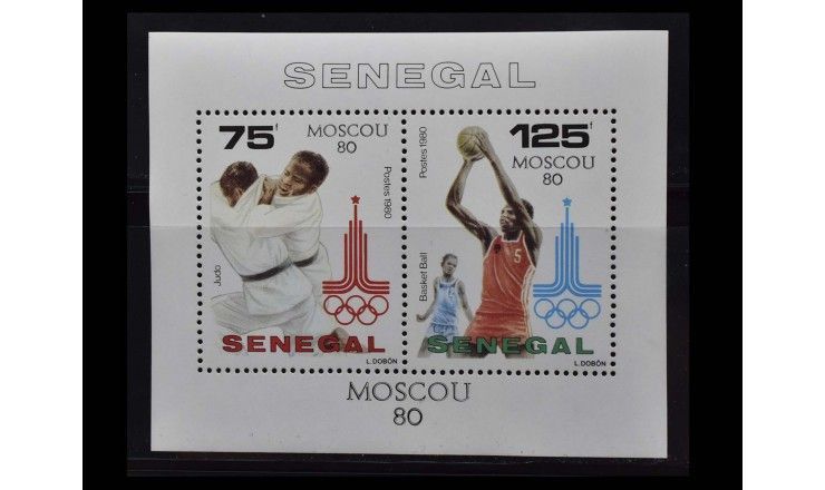 Сенегал 1980 г. "Летние Олимпийские игры, Москва"