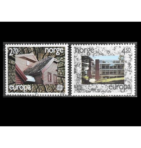 Норвегия 1987 г. "Европа: Современная архитектура"