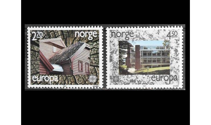 Норвегия 1987 г. "Европа: Современная архитектура"