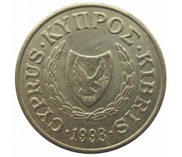 Кипр 5 центов 1993 г. Кипр 5 центов 1993 г.