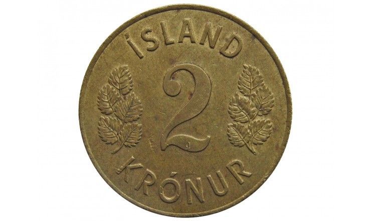Исландия 2 кроны 1966 г.