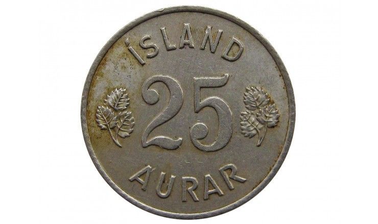 Исландия 25 аурар 1959 г.