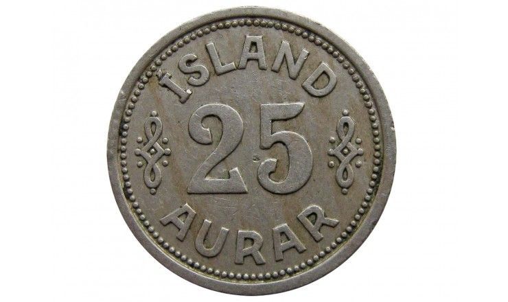 Исландия 25 аурар 1940 г.