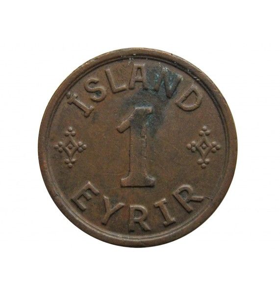 Исландия 1 аурар 1942 г.