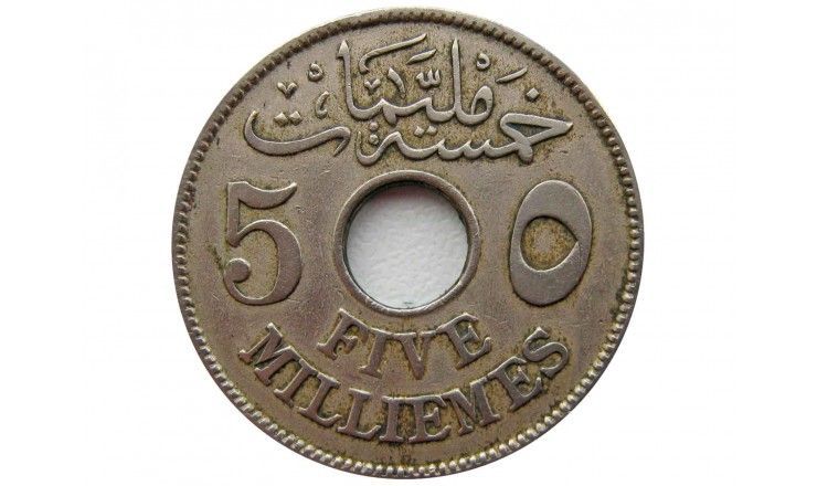 Египет 5 миллим 1917 г.