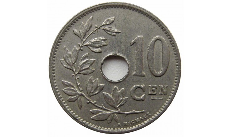 Бельгия 10 сантимов 1928 г. (Belgie)