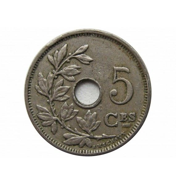 Бельгия 5 сантимов 1928 г. (Belgique)
