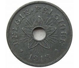 Бельгия 50 сантимов 1918 г. 