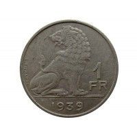 Бельгия 1 франк 1939 г. (Belgique-Belgie)