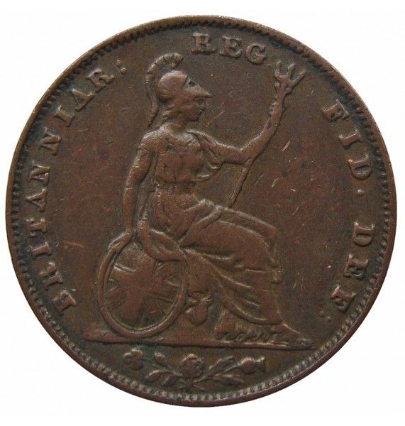 Великобритания 1 фартинг 1856 г.