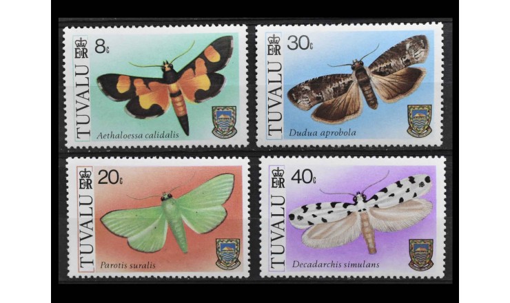Тувалу 1980 г. "Мотыльки"