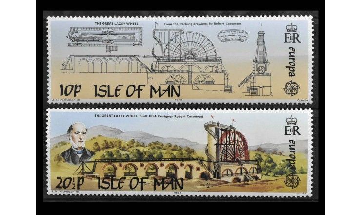 Остров Мэн 1983 г. "Европа: Великие достижения"