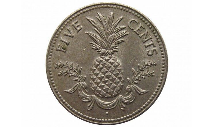 Багамы 5 центов 1975 г.