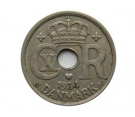 Дания 25 эре 1934 г.