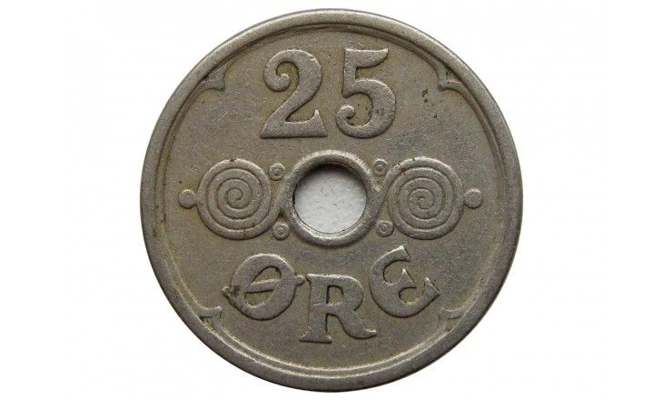Дания 25 эре 1924 г.