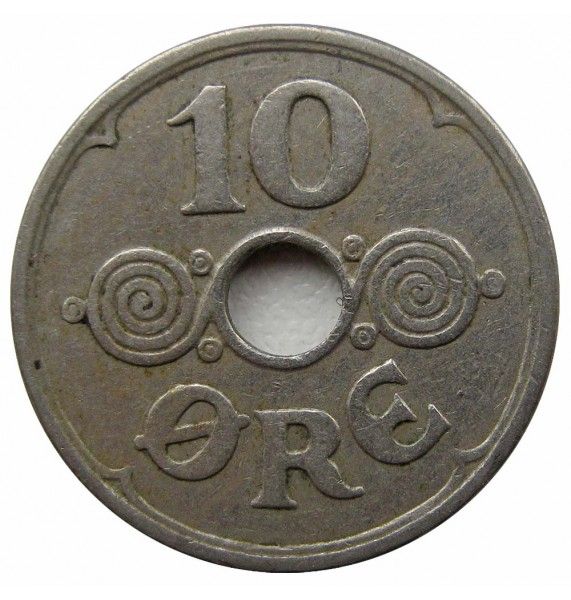 Дания 10 эре 1935 г.