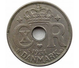 Дания 10 эре 1931 г.