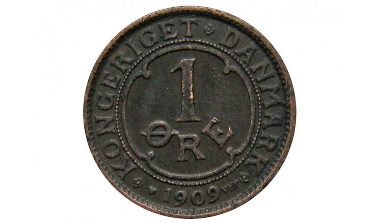 Дания 1 эре 1909 г.