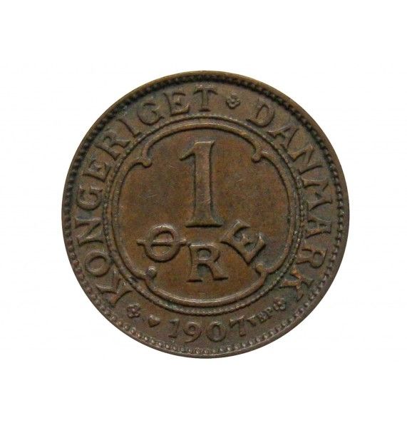 Дания 1 эре 1907 г.