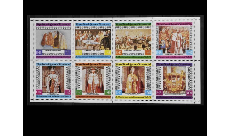 Экваториальная Гвинея 1978 г. "25 лет коронации Королевы Елизаветы II"