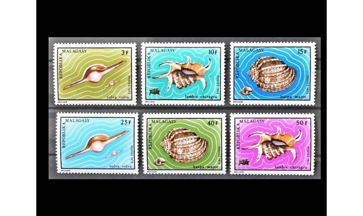 Мадагаскар 1973 г. "Морская фауна"