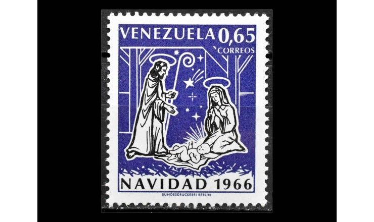 Венесуэла 1966 г. "Рождество"