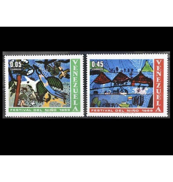 Венесуэла 1969 г. "День защиты детей" Венесуэла 1969 г. "День защиты детей"