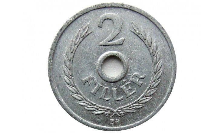 Венгрия 2 филлера 1973 г.