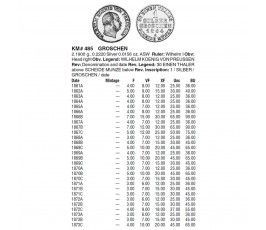 Пруссия 1 грош 1869 г. A