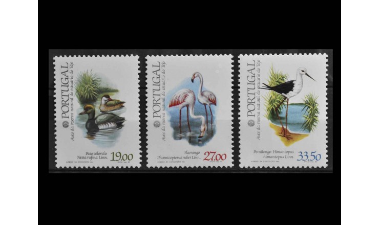 Португалия 1982 г. "Природный заповедник в устье реки Тахо"