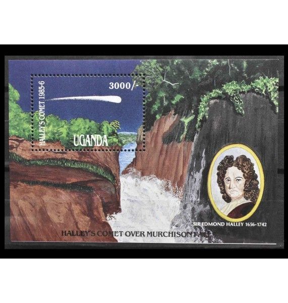Уганда 1986 г. "Комета Галлея"