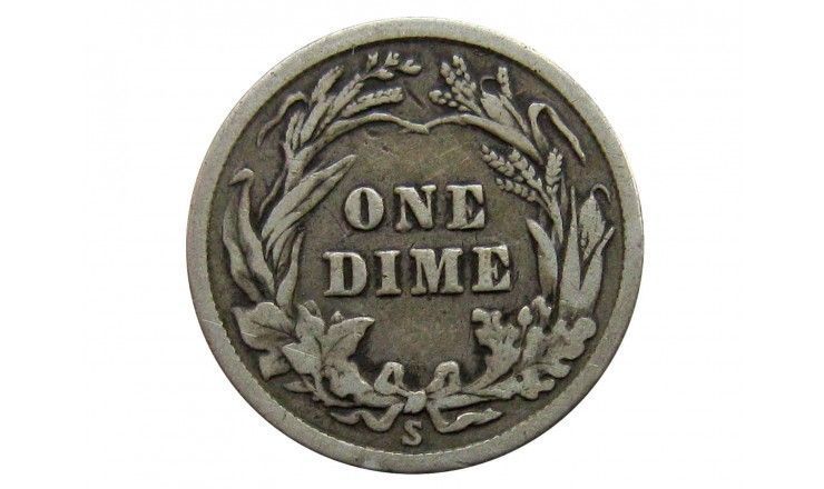 США дайм (10 центов) 1914 г. S