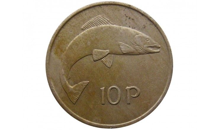 Ирландия 10 пенсов 1975 г.